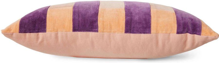 HKliving Striped Velvet Sierkussen 30 x 50 cm Midsummer - Foto 3