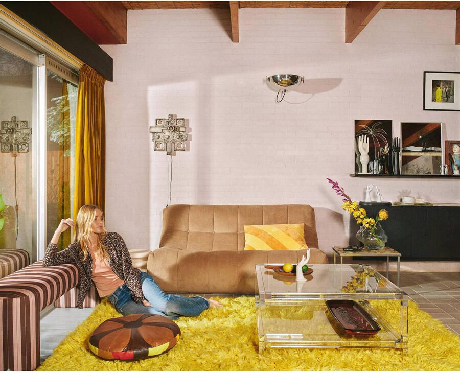 HKLIVING sierkussen Retro (55x55 cm) - Foto 2