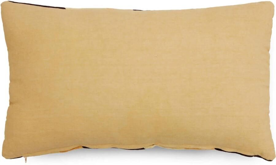 HKliving Striped Velvet Sierkussen 30 x 50 cm Sunkissed