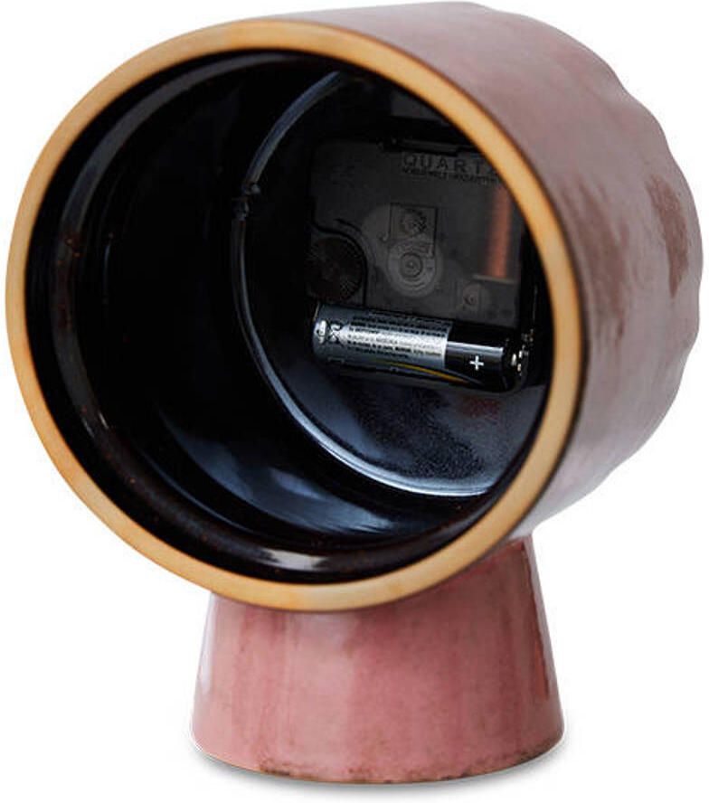 HKLIVING Retro Ceramics Tafelklok Pink - Foto 2