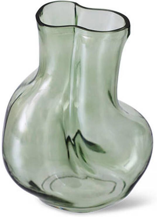 HKLIVING Gleam Glass Vaas Medium Olive - Foto 3