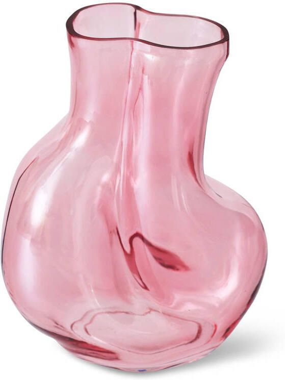 HKLIVING Gleam Glass Vaas Medium Rose - Foto 2