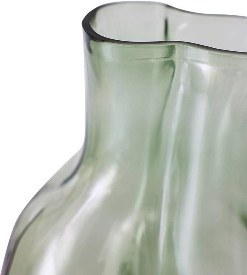 HKLIVING Gleam Glass Vaas Medium Olive