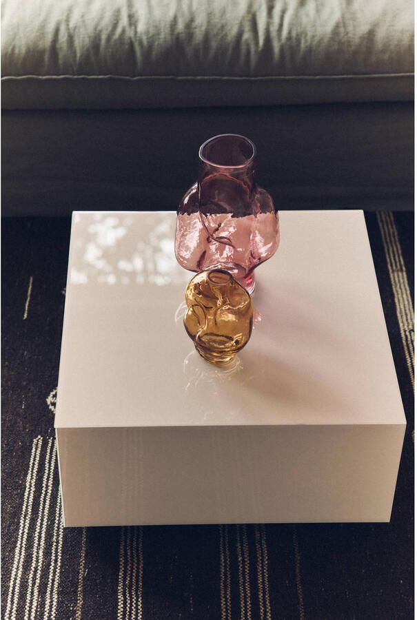 HKLIVING Gleam Glass Vaas High Rose - Foto 3