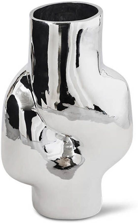 HKLIVING Gleam Glass Vaas High Chrome - Foto 2