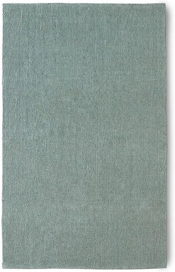 HKLIVING vloerkleed jute petrol(240x150 cm)