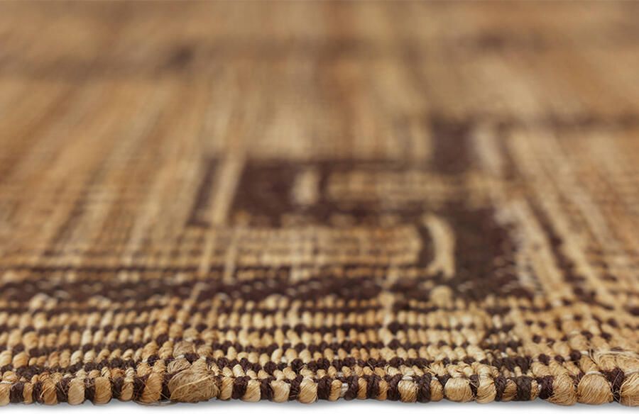 HKLIVING Tuareg Jute Vloerkleed 200 x 300 cm Bruin - Foto 2