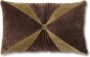 HKLIVING Velvet Sierkussen 30 x 50 cm Brown - Thumbnail 1