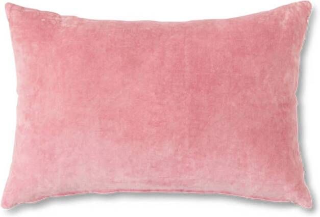 HKLIVING Velvet Sierkussen 40 x 60 cm Rose