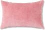 HKLIVING Velvet Sierkussen 40 x 60 cm Rose - Thumbnail 1