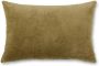 HKLIVING Velvet Sierkussen 40 x 60 cm Army Green - Thumbnail 1