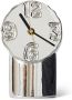 HKLIVING Retro Ceramics Tafelklok Chrome - Thumbnail 1