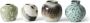 HKLIVING 70&apos;s Ceramics Vaas Set van 4 Canyon - Thumbnail 1