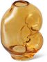 HKLIVING Gleam Glass Vaas Small Amber - Thumbnail 1