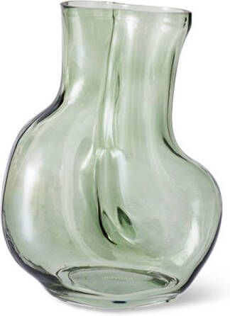 HKLIVING Gleam Glass Vaas Medium Olive
