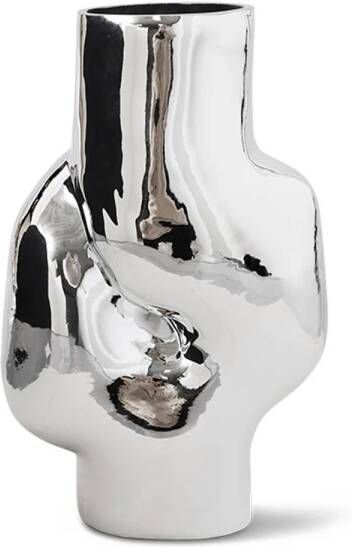 HKLIVING Gleam Glass Vaas High Chrome