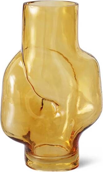 HKLIVING Gleam Glass Vaas High Amber