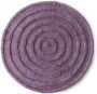 HKliving Round Woolen Vloerkleed Ø 150 cm Lilac - Thumbnail 1