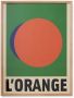 HKLIVING wanddecoratie L'orange (85x65 cm) - Thumbnail 1