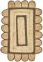 House Doctor deurmat Denta (90x60 cm) - Thumbnail 1