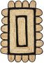 House Doctor deurmat Denta (90x60 cm) - Thumbnail 1
