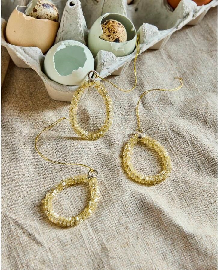 House Doctor paashanger Beads (set van 3) - Foto 2