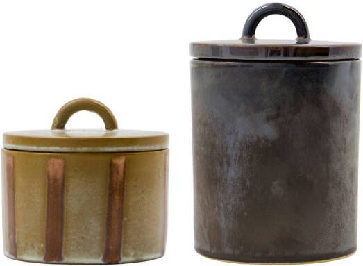 House Doctor opbergpot Tallic (set van 2)