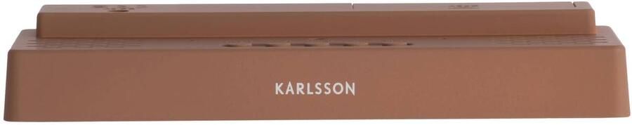Karlsson Bondone flat LED wekker mokkabruin - Foto 3