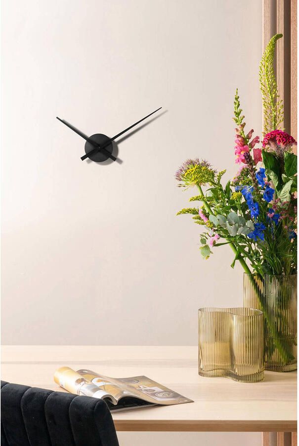 Karlsson Wandklok Little Big Time Mini alu Zwart Ø44cm - Foto 2