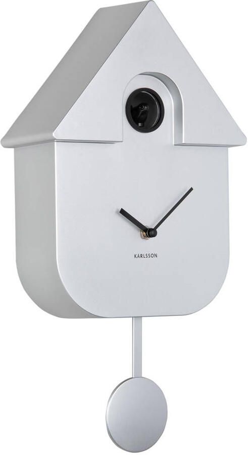 Karlsson koekoeksklok Modern Cuckoo Metallic