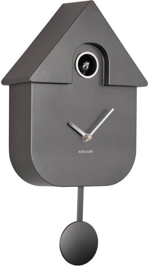 Karlsson koekoeksklok Modern Cuckoo Metallic