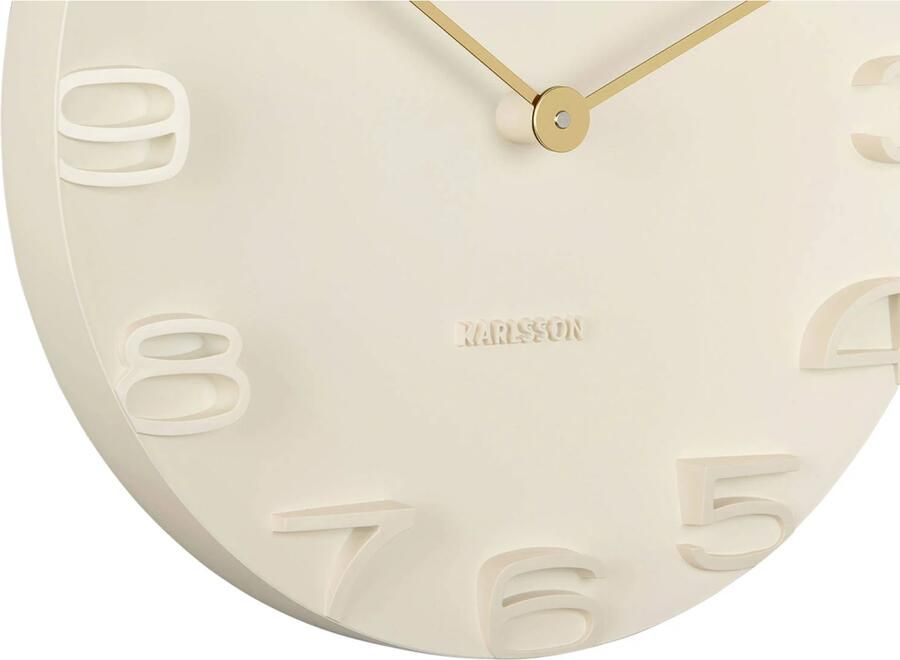 Karlsson wandklok Ø42 cm gebroken wit - Foto 2