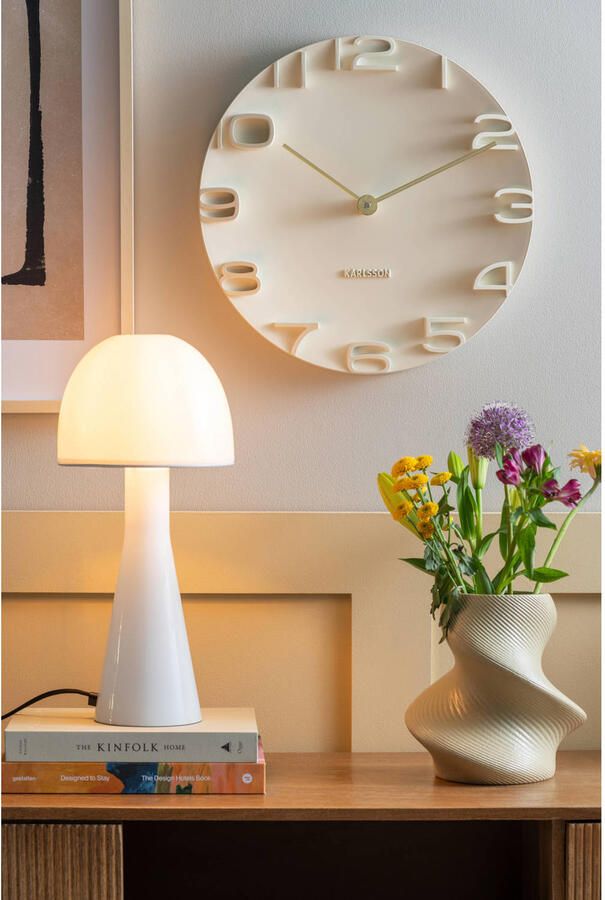 Karlsson wandklok Ø42 cm gebroken wit - Foto 3