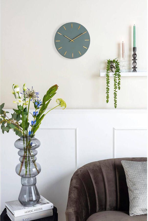 Karlsson Wandklok Charm Small Jungle groen- Ø30cm - Foto 2