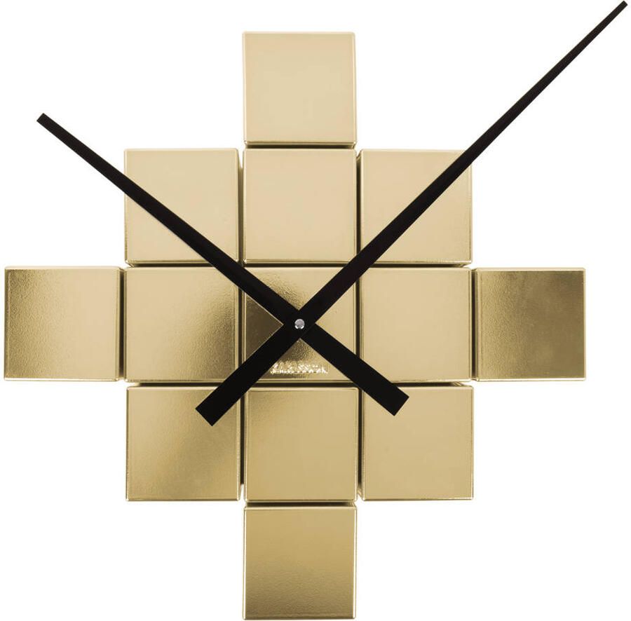 Karlsson Wall Clock DIY Cubic Metallic