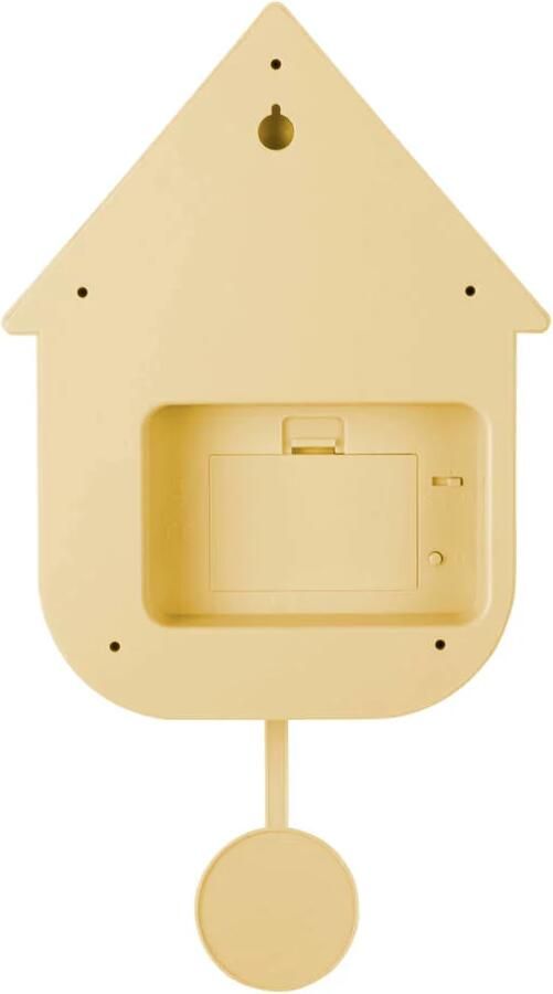 Karlsson Wandklok Modern Cuckoo Geel 21 5x8 5x41cm - Foto 3
