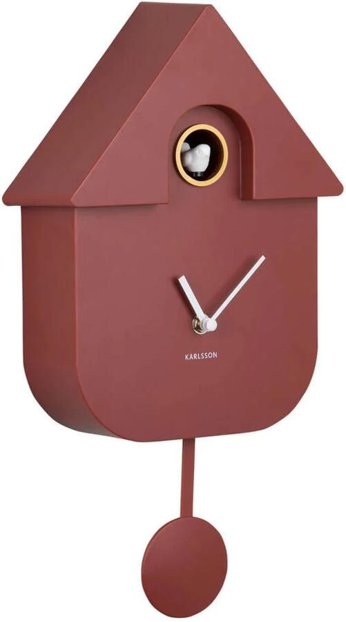 Present time Karlsson Wandklok Modern Cuckoo Groen 8 5x21 5x41cm