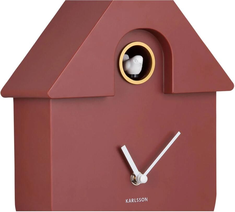 Present time Karlsson Wandklok Modern Cuckoo Groen 8 5x21 5x41cm - Foto 2