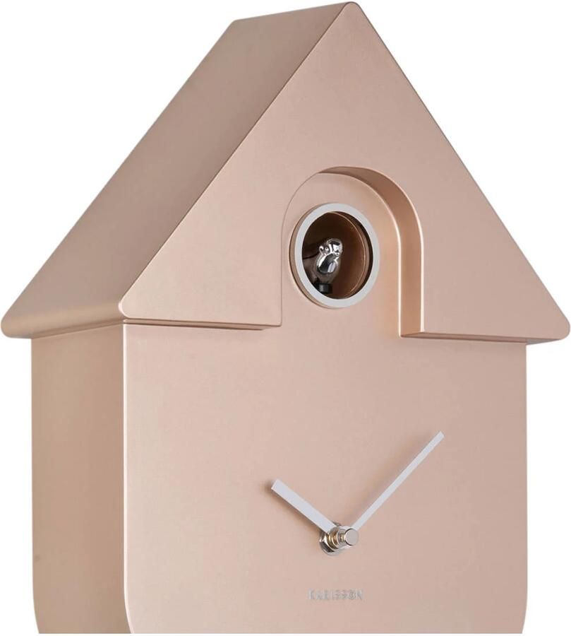 Karlsson Wall Clock Modern Cuckoo Metallic - Foto 3
