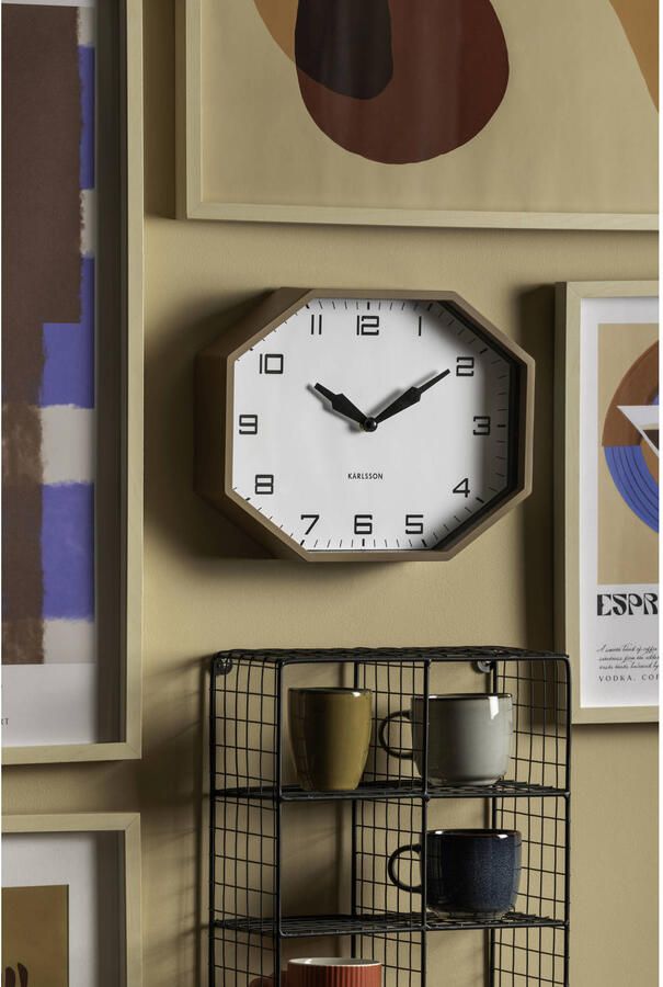 Karlsson wandklok Modern Factory Octagon - Foto 2