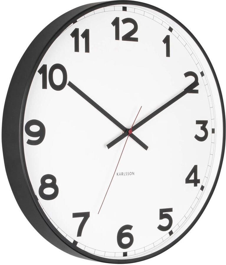 Karlsson Wandklok New Classic Medium Wit Ø40 6cm