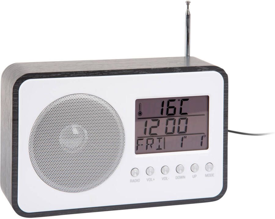 Karlsson wekker FM radio zwart - Foto 2