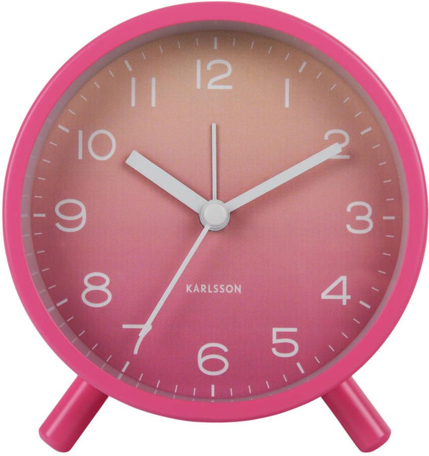 Karlsson wekker Gradient roze (Ø11.5 cm) - Foto 2