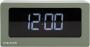 Karlsson Table clock Boxed LED jungle green - Thumbnail 1