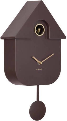 Karlsson wandklok modern cuckoo oro