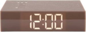 Karlsson Alarm clock Book LED ABS warm grey