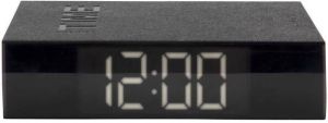 Karlsson Alarm clock Book LED ABS black