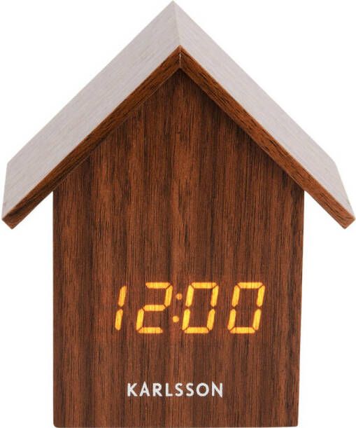 Karlsson Alarm Clock House LED