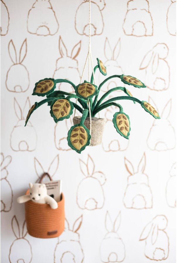 Kidsdepot kunst hangplant Big Leaves - Foto 2