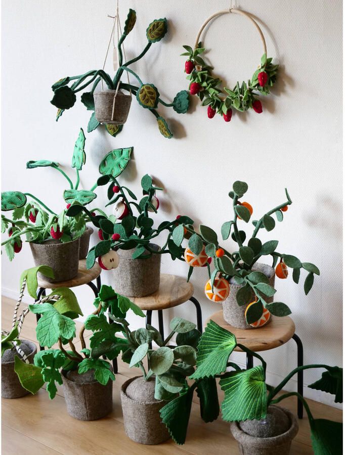 Kidsdepot kunstplant Orange (25x56 cm)